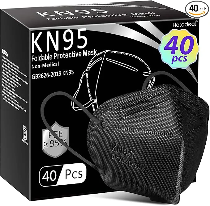 Prestigious Hoto KN95 Face Masks 40 Pcs 5 Layers Cup Dust Mask Optimized