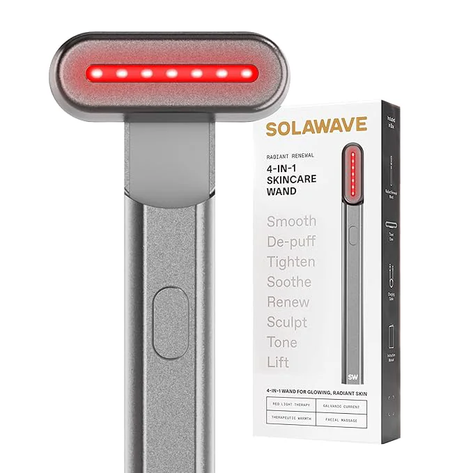 Long-Lasting Solawave 4-in-1 Red Light Therapy Wand Genuine