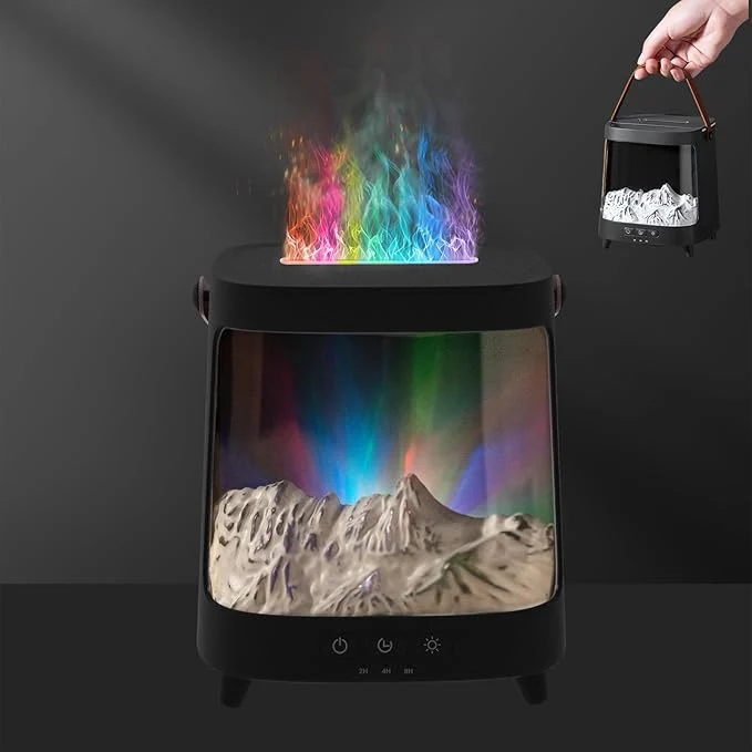 User-Friendly Essential Oil Diffuser Upgraded Portable Aurora Flame Aromatherapy Scent Aroma Artisan