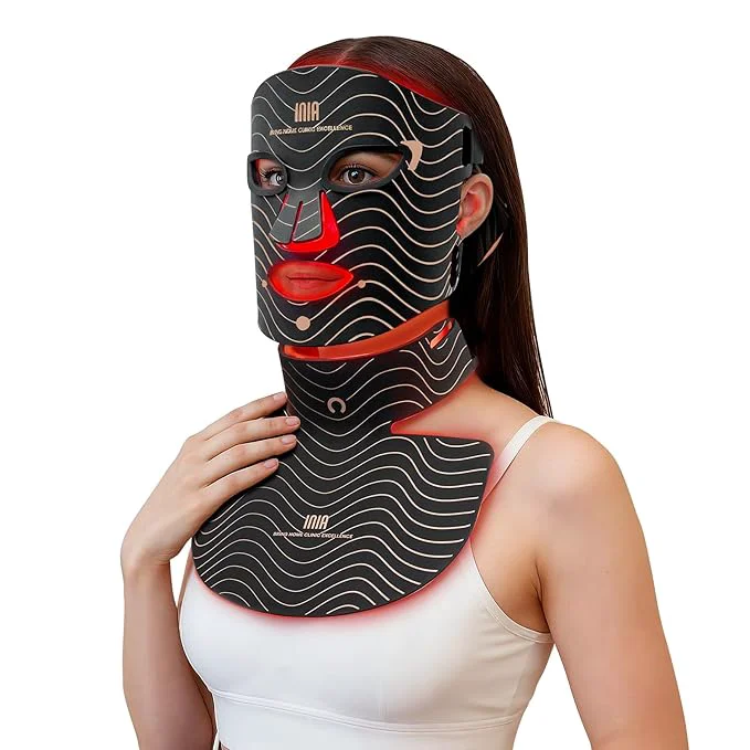 Smooth Red Light Therapy Mask for Face Neck – 4 Light Modes Secure