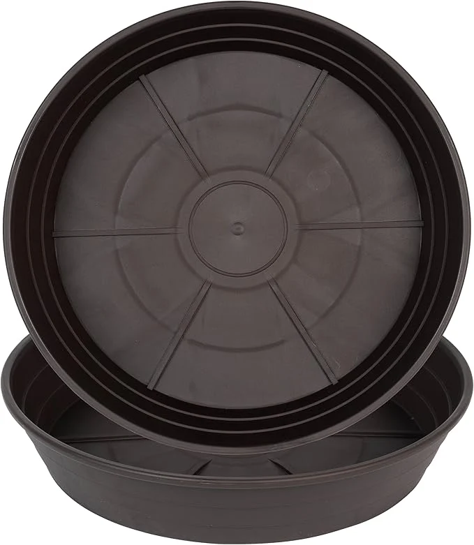 Original Design LWALRS Plant Saucer 14 Inch 2 Pack 6 8 10 12 14 16 18 20 25 Plastic Plant Trays Efficient