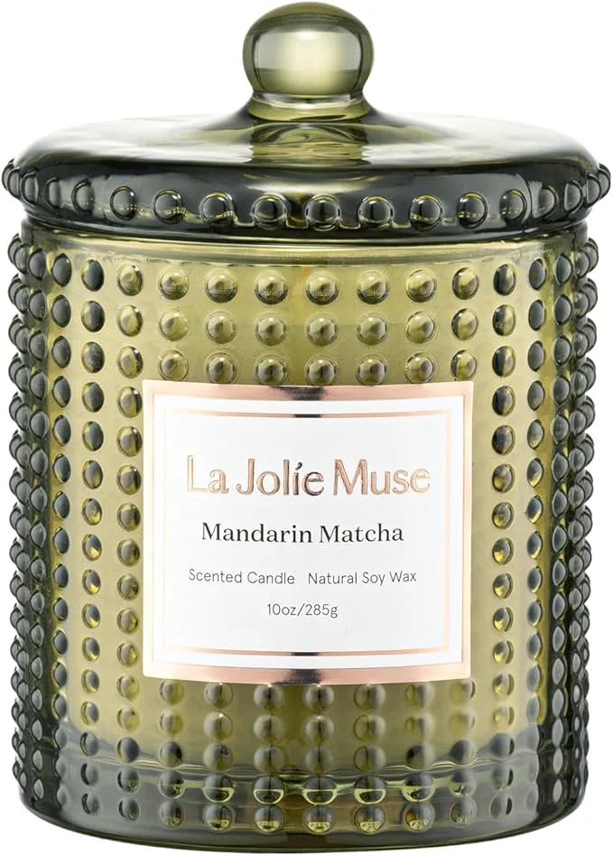 Functional LA JOLIE MUSE Mandarin Matcha Candle Citrus Candles Original Design