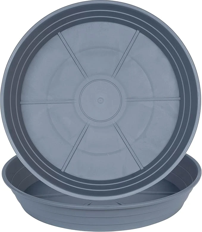 Original LWALRS Plant Saucer 14 Inch 2 Pack 6 8 10 12 14 16 18 20 25 Plastic Plant Trays Artisan
