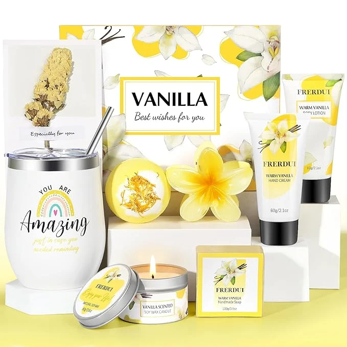 Recyclable Mothers Day Gifts for Mom Birthday Gifts for Women Relaxing Spa Gift Baskets User-Friendly