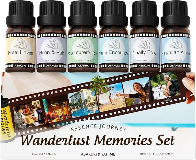 Outstanding ASAKUKI Hotel Diffuser Oils Set Hotel Scent Essential Oils Long-Lasting