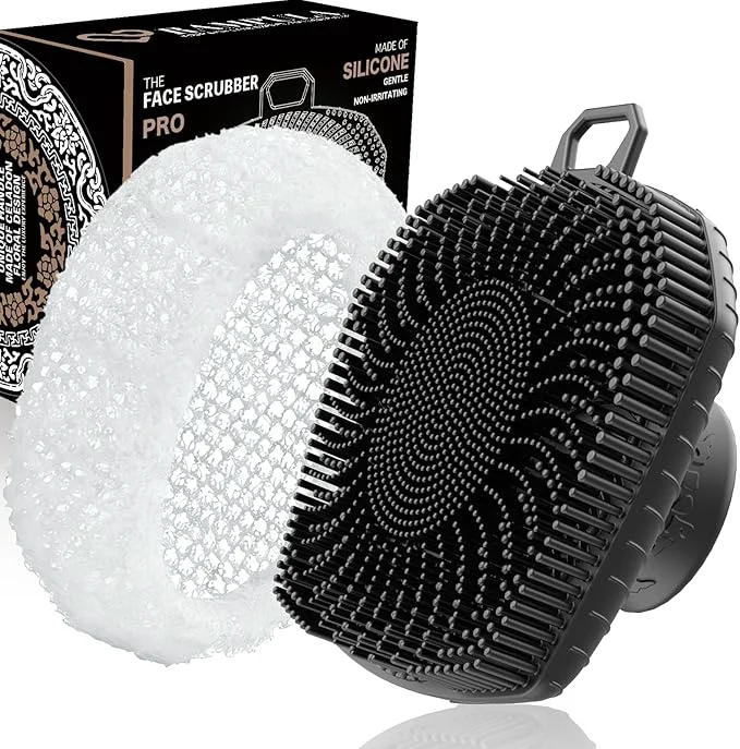 Trusted RamPula Face Scrubber African Net Silicone Exfoliating Brush High-Grade