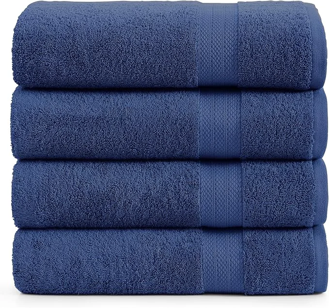 Pure LANE LINEN Bath Towels 4 Pack Responsible