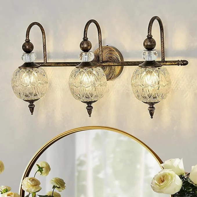 Trendy Piepooye Vintage Bathroom Light Fixtures Bronze Vanity Light Trusted