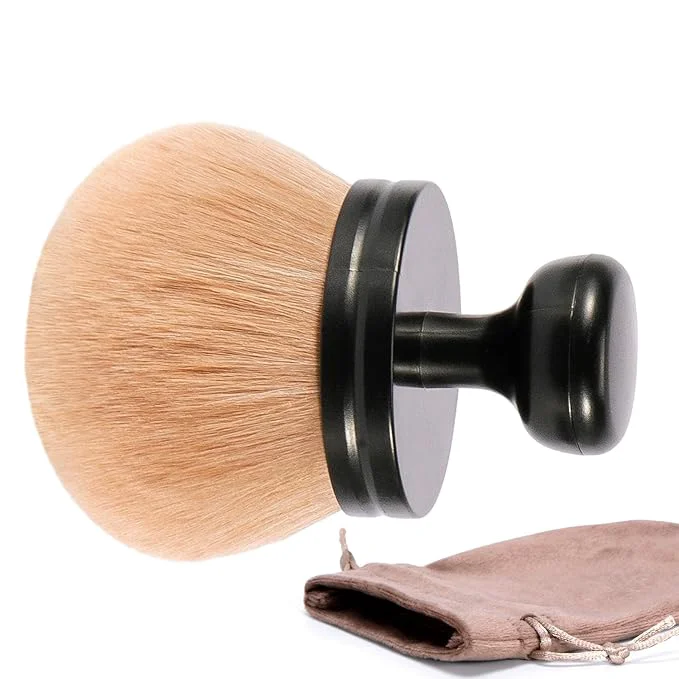 Sophisticated UNIMEIX 3 Inch Sunscreen Applicator Self Tanner Brush Body Makeup Kabuki Blend High-Grade