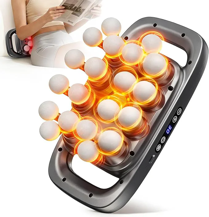 Trendy 20-Head Massage Gun Deep Tissue Percussion Massager Easy-to-Use