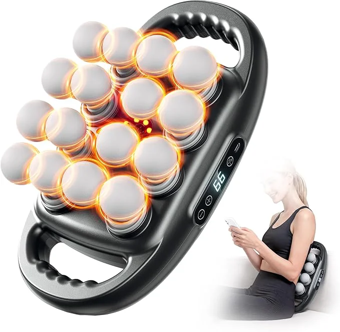 Fashionable 16 Head Massage Gun Deep Tissue Percussion Massager Convenient