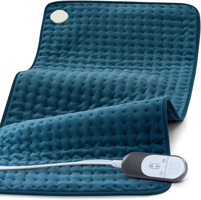 Reliable 17×33 Heating Pad for Pain Relief Ultra-Soft Microplush Fabric 6 Adjustable Convenient