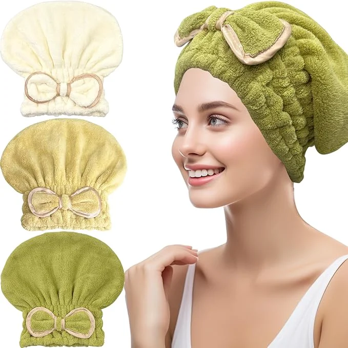 Consistent Jseng 3Packs Microfiber Hair Towel Exclusive
