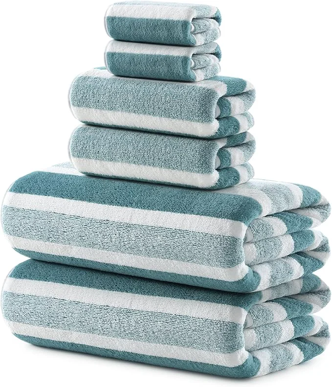Trusted REDKISS Ultra Soft Bath Towel Set 6-Piece 35 x70 Microfiber Highly Recyclable