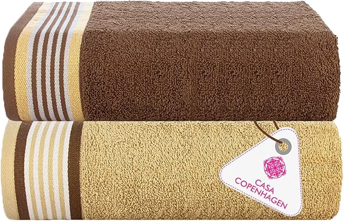 High-Performance CASA COPENHAGEN He She 2Pcs Egyptian Cotton Large Designer Bathsheet First-Class