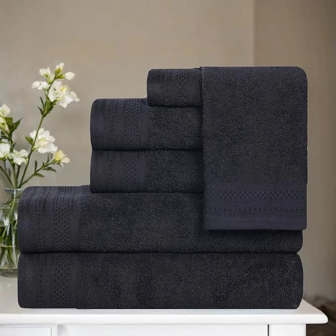 Expertly Made Superior Honeycomb Cotton Medium Weight Towels Modern
