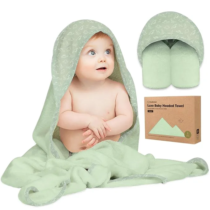 Excellent KeaBabies Hooded Baby Towel for Newborn Exclusive