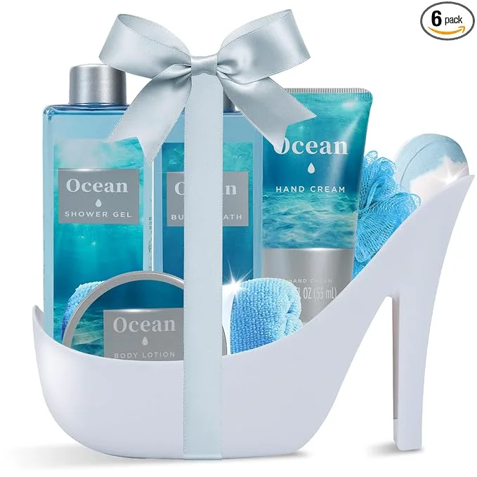 Excellent Spa Luxetique Gifts for Women High Heel Gift Set for Women 8pcs Ocean Breeze Expertly Made