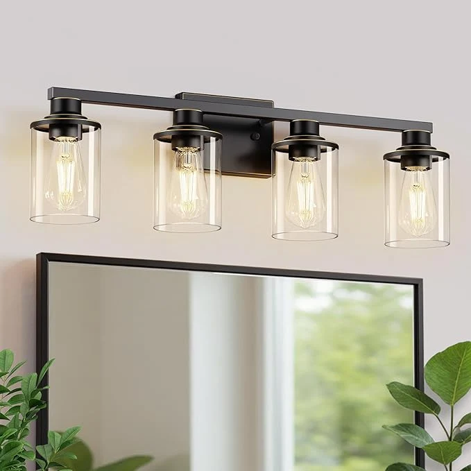 Solid L LOHAS LED 4 Light Bathroom Light Fixtures Vanity Lights Soft