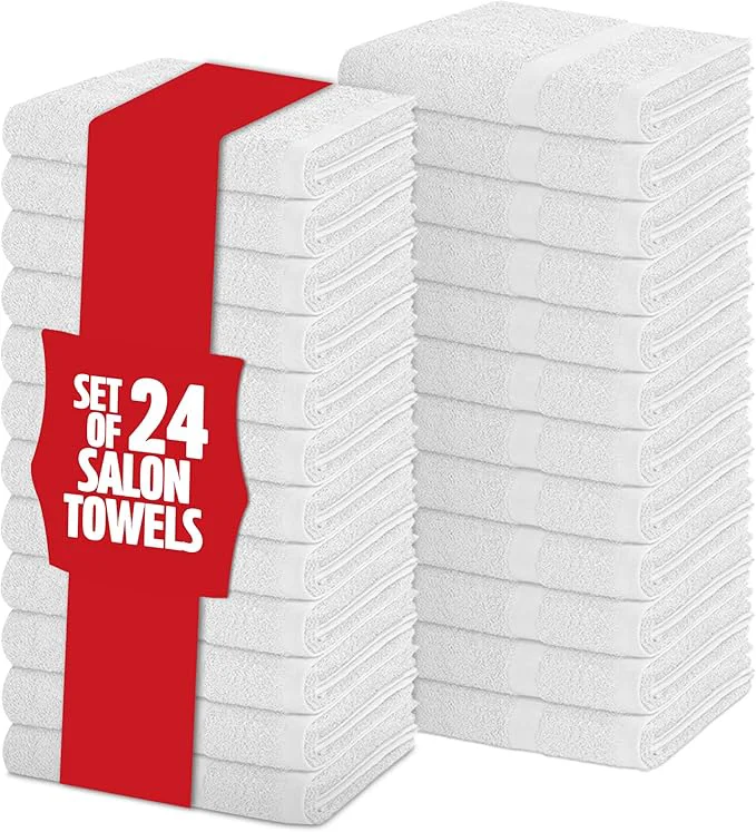 High-Performance Pearl Linens Pack of 24 Cotton Hand Towels Salon Towels Premium Material