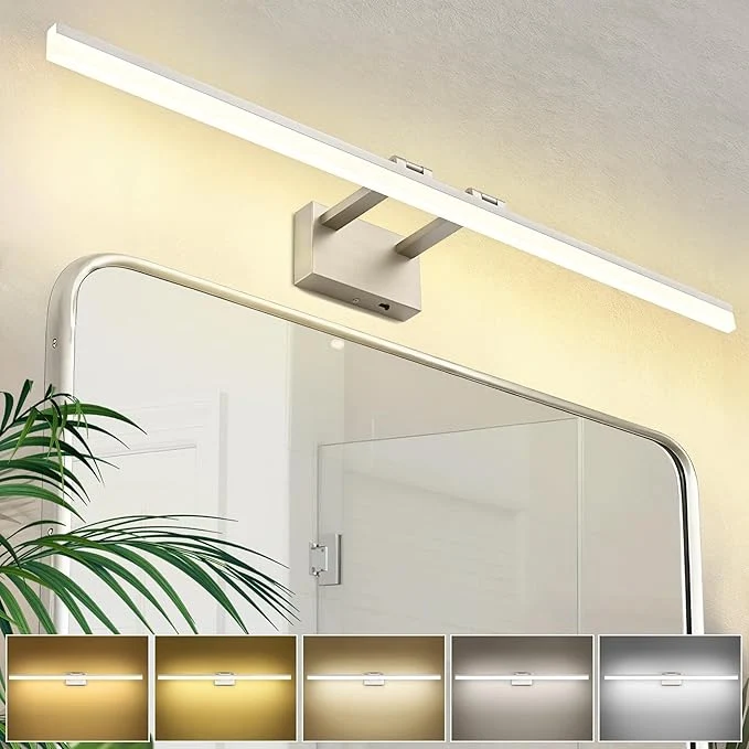 Superior SOLFART 5 Color Temperature Dimmable 47.2 Inch Bathroom Light Fixtures Over Unique
