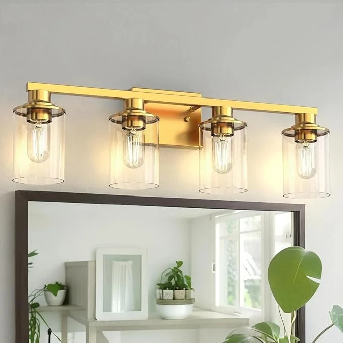 Crafted L LOHAS LED Gold Bathroom Light Fixtures Fast