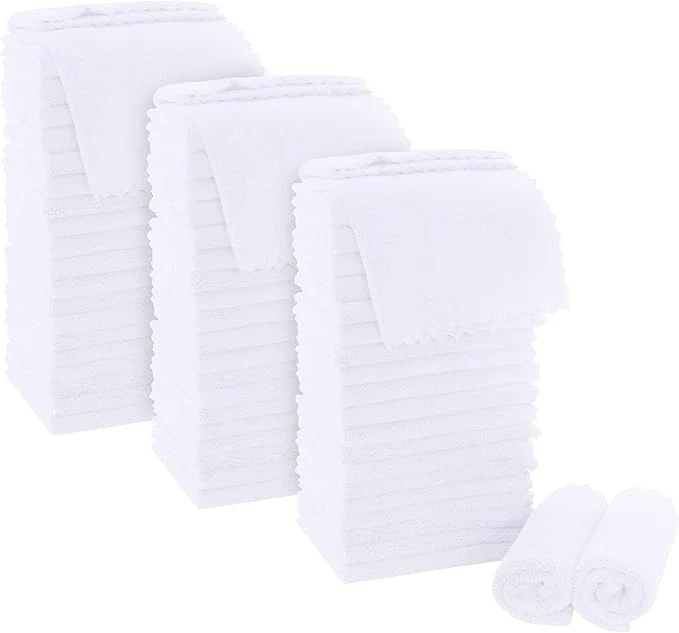 Certified MOONQUEEN Ultra Soft Premium Washcloths Set Pure