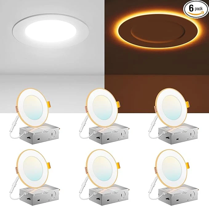 Proven Amico 6 Pack 4 Inch 5CCT LED Recessed Ceiling Light Fast