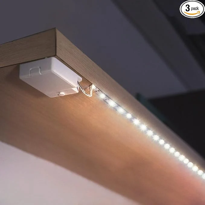 Organic Luz Battery Powered LED Strip Lights 3 Pack 40 Inch Cordless White LED Trendy