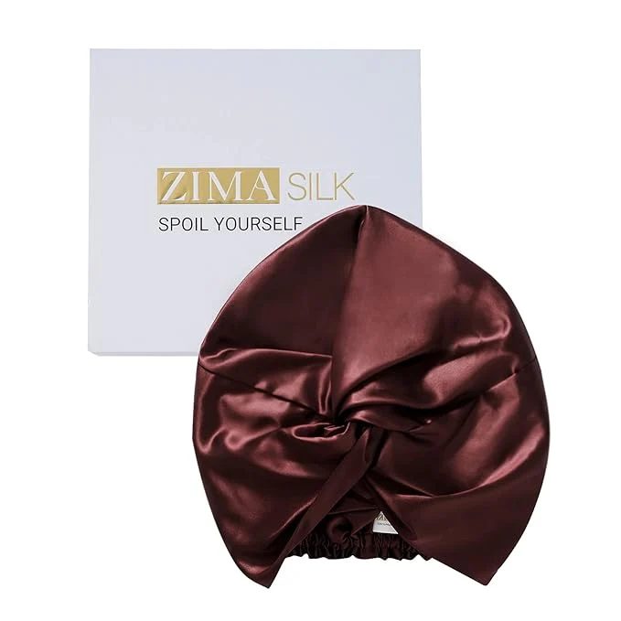Clean ZIMASILK 22 Momme Mulberry Silk Bonnet Specialty