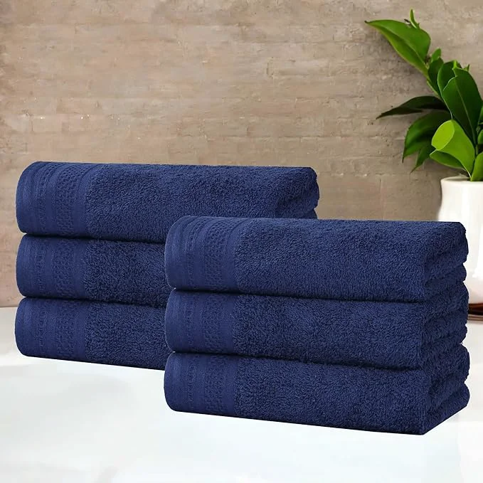 Durable Superior Honeycomb Cotton Medium Weight Towels Green