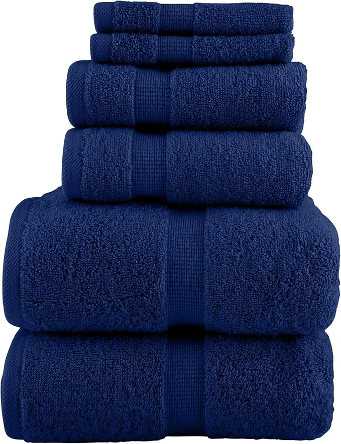 Superior Lavish Home 6 Piece Towel Set Green