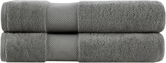 Original Madison Park Turkish Bath Towel Set Cotton Bath Towel 600GSM Oversized Relaxed