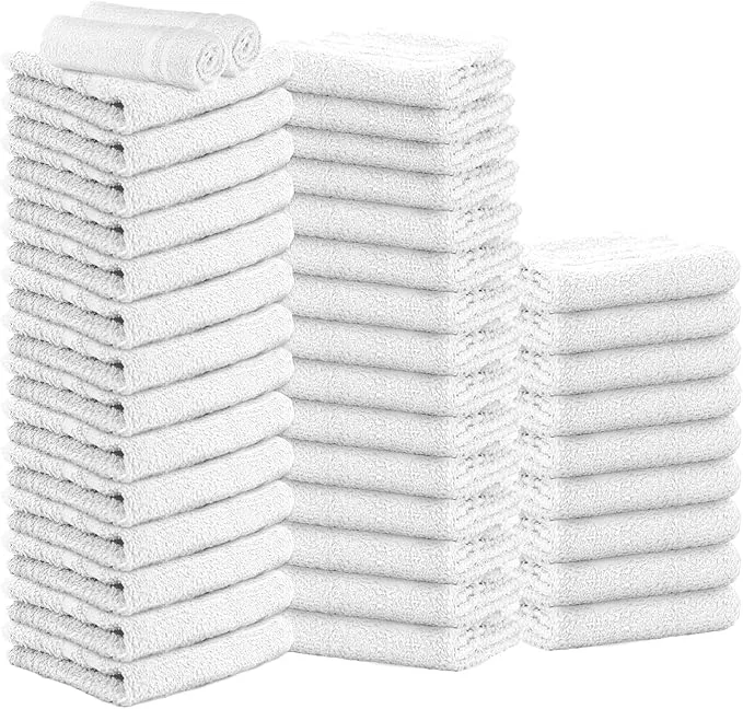 Enhanced Hand Towels – White Economy Salon Spa Towels – Cotton Highly Absorbable Fine Crafted