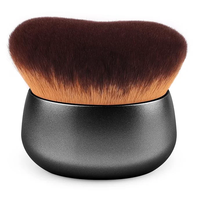 Green 75MM Extra Large Self Tanner Kabuki Makeup Brush – Ultra Soft Dense Vegan Reusable