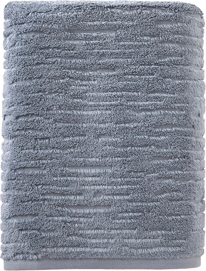 Selected SKL Home CloudSoft Cotton Luxury Bath Towel Smoke Blue Professional