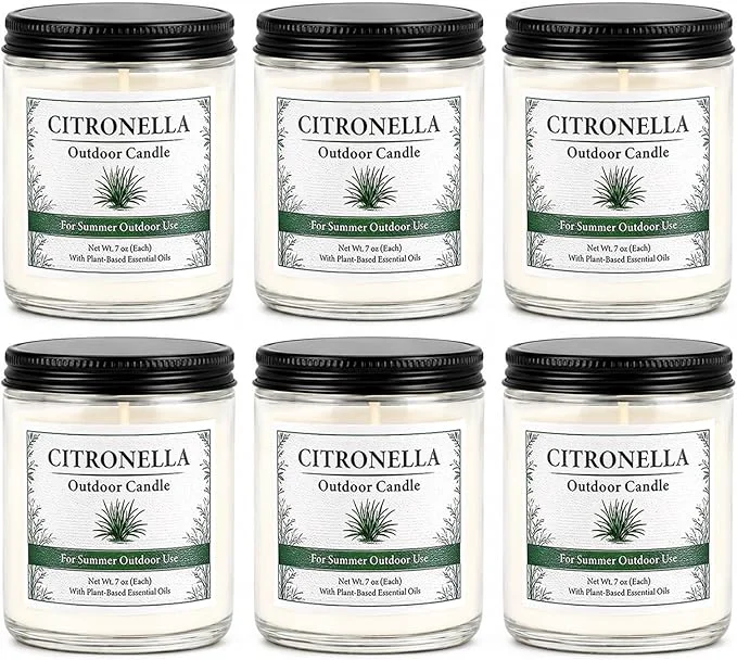 Safe Citronella Candles Outdoor Fast