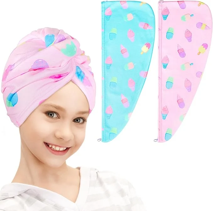 Smooth FIOBEE Microfiber Hair Towel Wrap Optimized