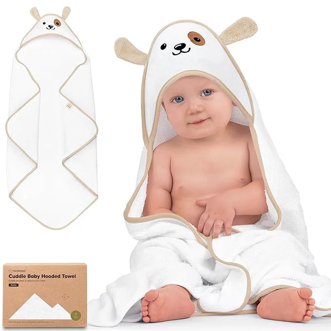Organic KeaBabies Hooded Baby Towel for Newborn High-Grade