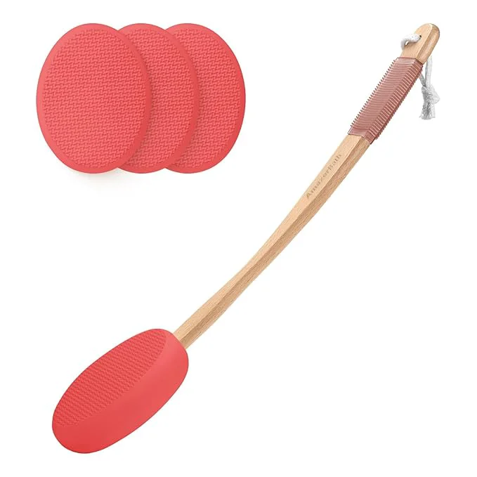 Fast AmazerBath Lotion Applicator for Back 4 Pads Trendy