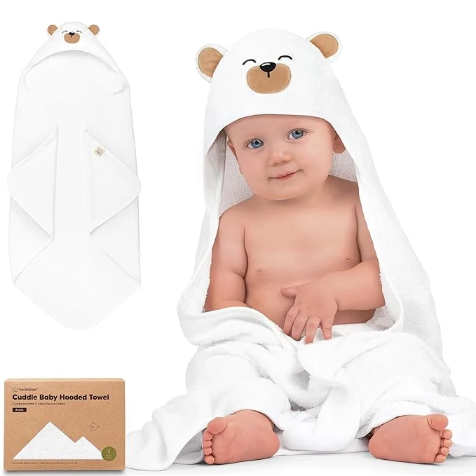 Environmentally Friendly KeaBabies Hooded Baby Towel for Newborn High-Grade