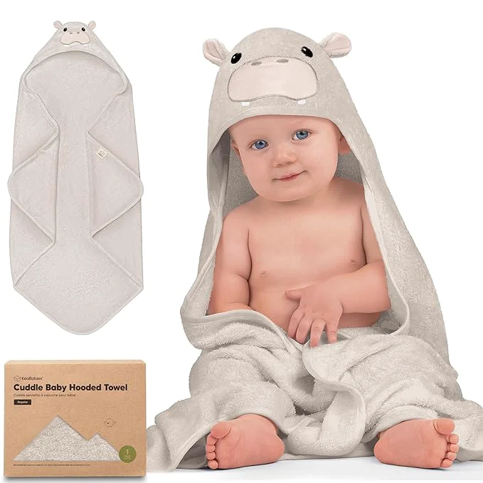 Elegant KeaBabies Hooded Baby Towel for Newborn Luxury