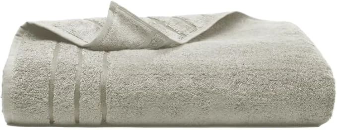 Enhanced Cariloha Bath Towel Harbor Gray 28 x54 Turkish Cotton Viscose Material Reliable