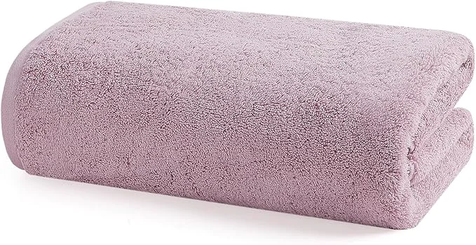 Recyclable SEMAXE Purple Bath Towel Cotton Bath Towel Healthy