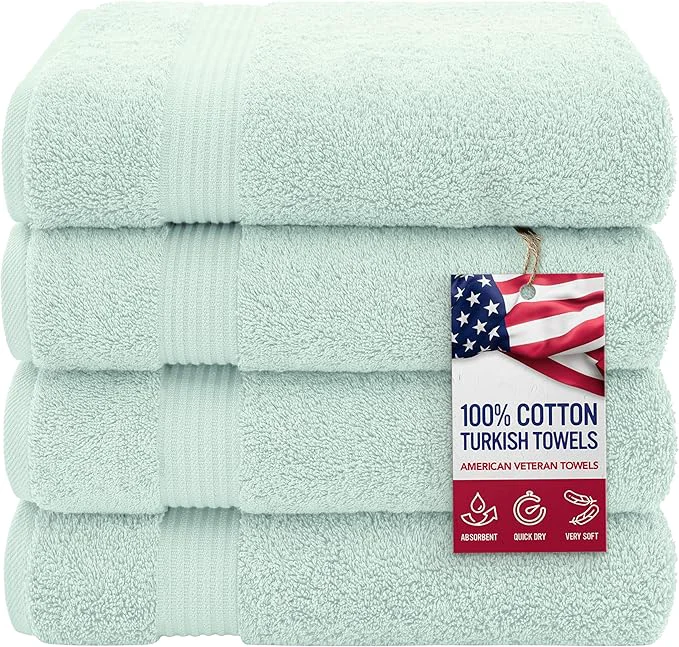 Lightweight American Veteran Towel Cotton Turkish Bath Towels Clean