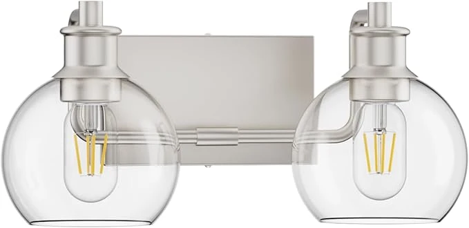 Outstanding Tipace 2 Light Wall Scone Vintage Vanity Light Fixtures Brushed Nickel Wall Selected