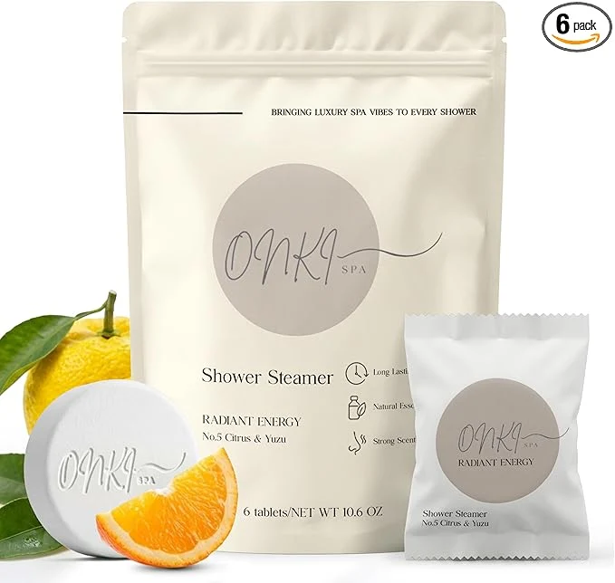 Flexible Shower Steamers Aromatherapy 6 Pack – Relaxation Self Care Stress Relief Functional