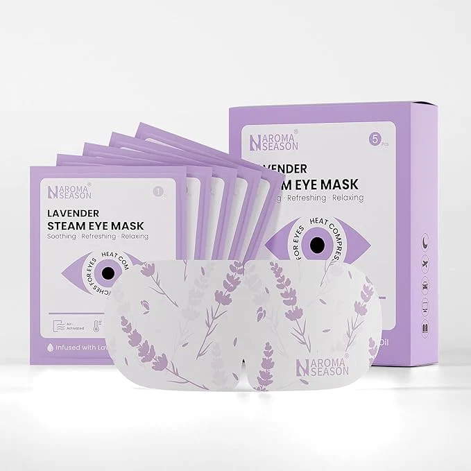 Versatile Aroma Season Steam Eye Mask 5 Packs Unscented Self Heating Heated Eye Mask Proven