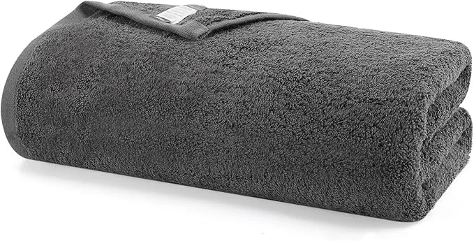 Eco-Friendly SEMAXE Grey Bath Towel Cotton Bath Towel Reliable