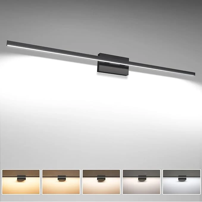 Eco-Friendly VOLISUN 48 inch Vanity Light for Bathrooms 30W Dimmable 5CCT Bathroom Light Superior